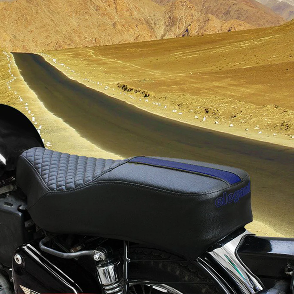 Cameo Sports Bike Seat Cover Black and Blue - Image 3