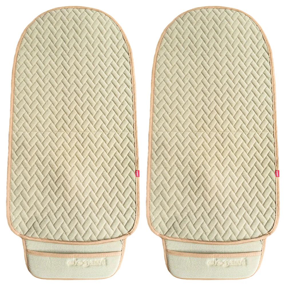 Caper CoolPad Full Car Seat Cushion Beige (Set of 2) - Image 2