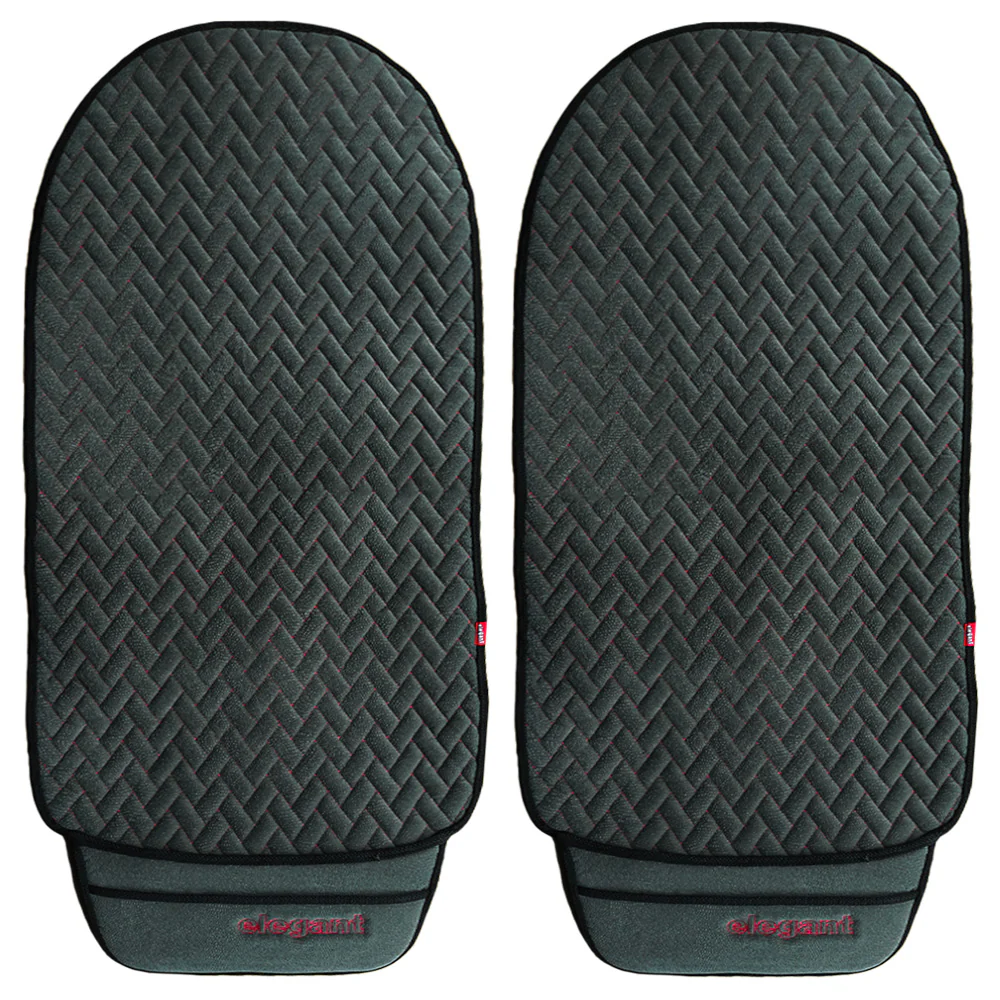 Caper CoolPad Full Car Seat Cushion Grey-Red (Set of 2) - Image 3