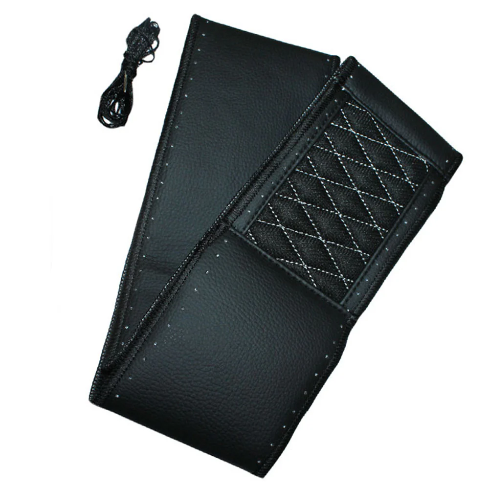 Car Steering Wheel Cover Black - Image 3