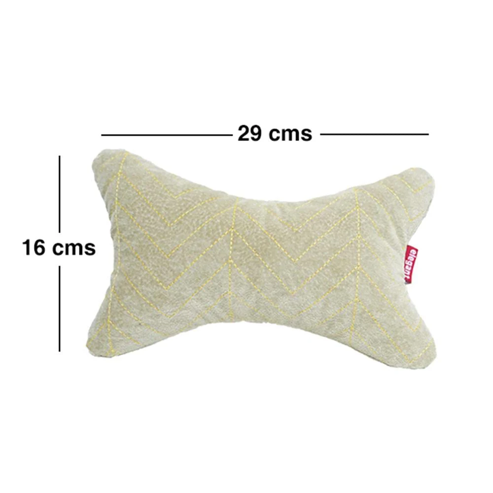 Elegant Comfy Car Neck Rest Pillow Line Design Set of 2 CU09 - Image 5
