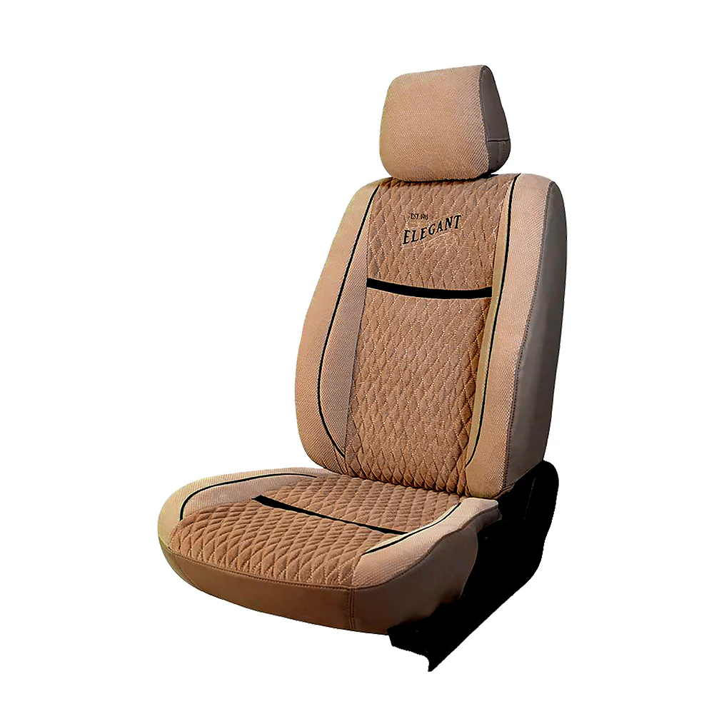 Comfy Vintage Fabric Car Seat Cover For Nissan Magnite with Free Set of 4 Comfy Cushion - Image 3
