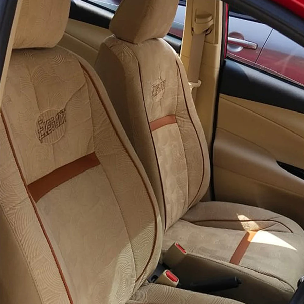 Comfy Waves Fabric Car Seat Cover For Tata Nano with Free Set of 4 Comfy Cushion - Image 3