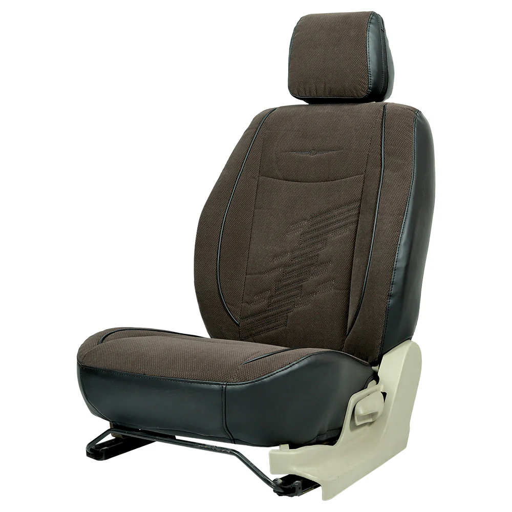 Comfy Z-Dot Fabric Car Seat Cover For Volkswagen Ameo with Free Set of 4 Comfy Cushion