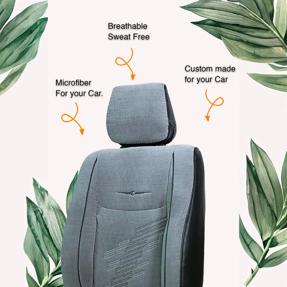 Comfy Z-Dot Fabric Car Seat Cover For Maruti Swift with Free Set of 4 Comfy Cushion - Image 8