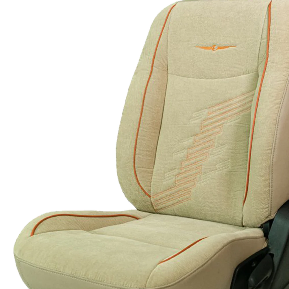 Comfy Z-Dot Fabric Car Seat Cover For Nissan Magnite with Free Set of 4 Comfy Cushion - Image 5