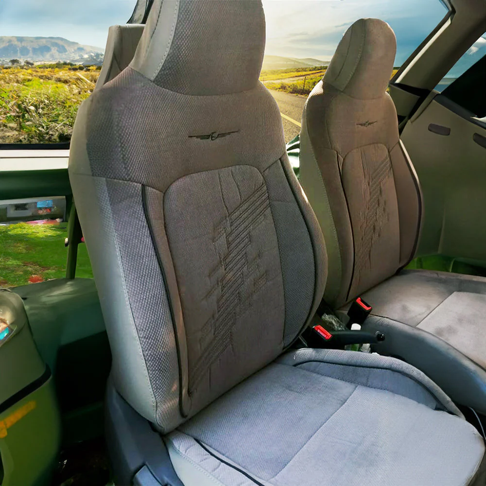 Comfy Z-Dot Fabric Car Seat Cover For Toyota Taisor with Free Set of 4 Comfy Cushion - Image 8