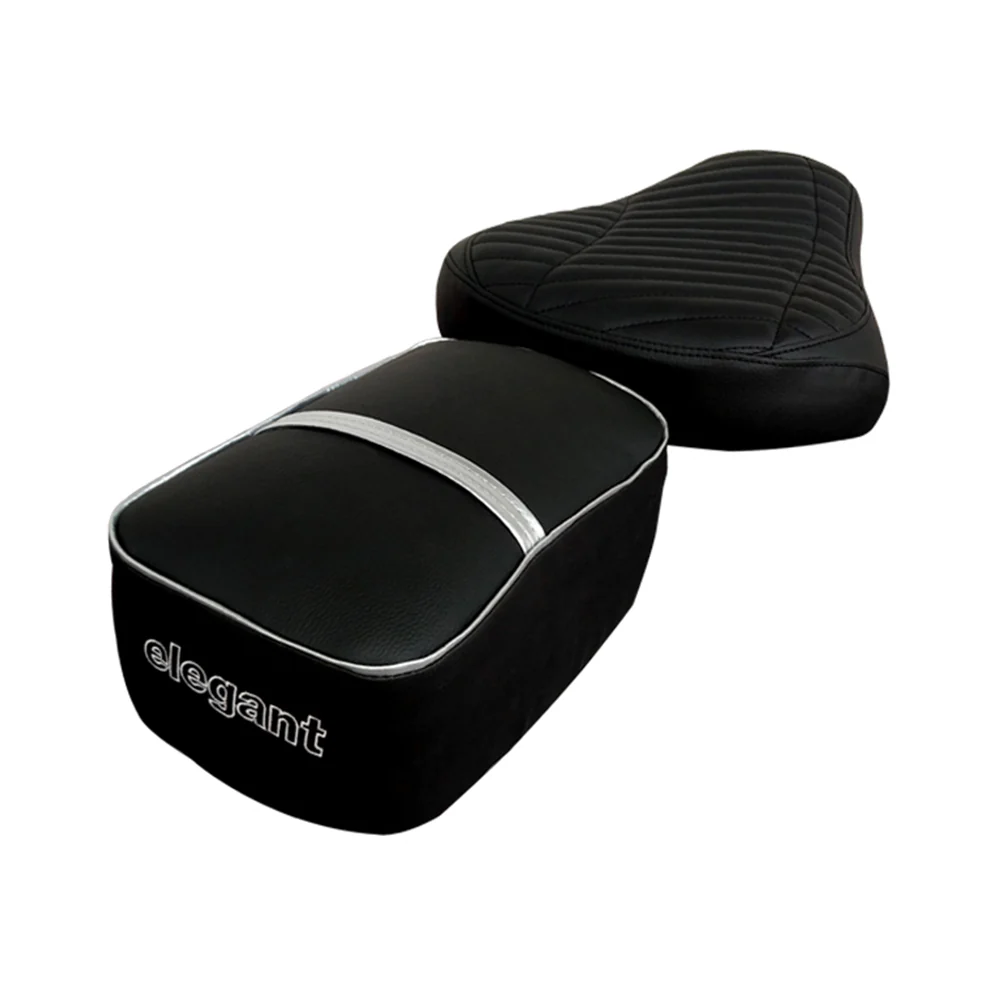 Dash Twin Bike Seat Cover Black & Silver for Bullet - Image 2
