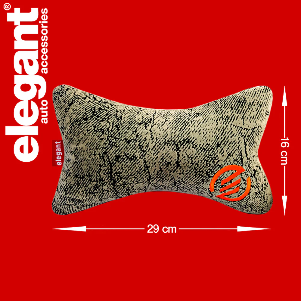 Elegant Comfy Velvet Cushion & Neck Rest Car Pillow CU13 - Image 17