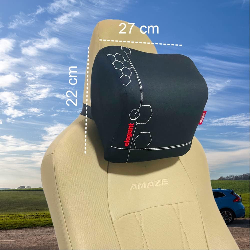 Elegant Zig Memory Foam Neck Rest D Car Support Pillow - Image 6