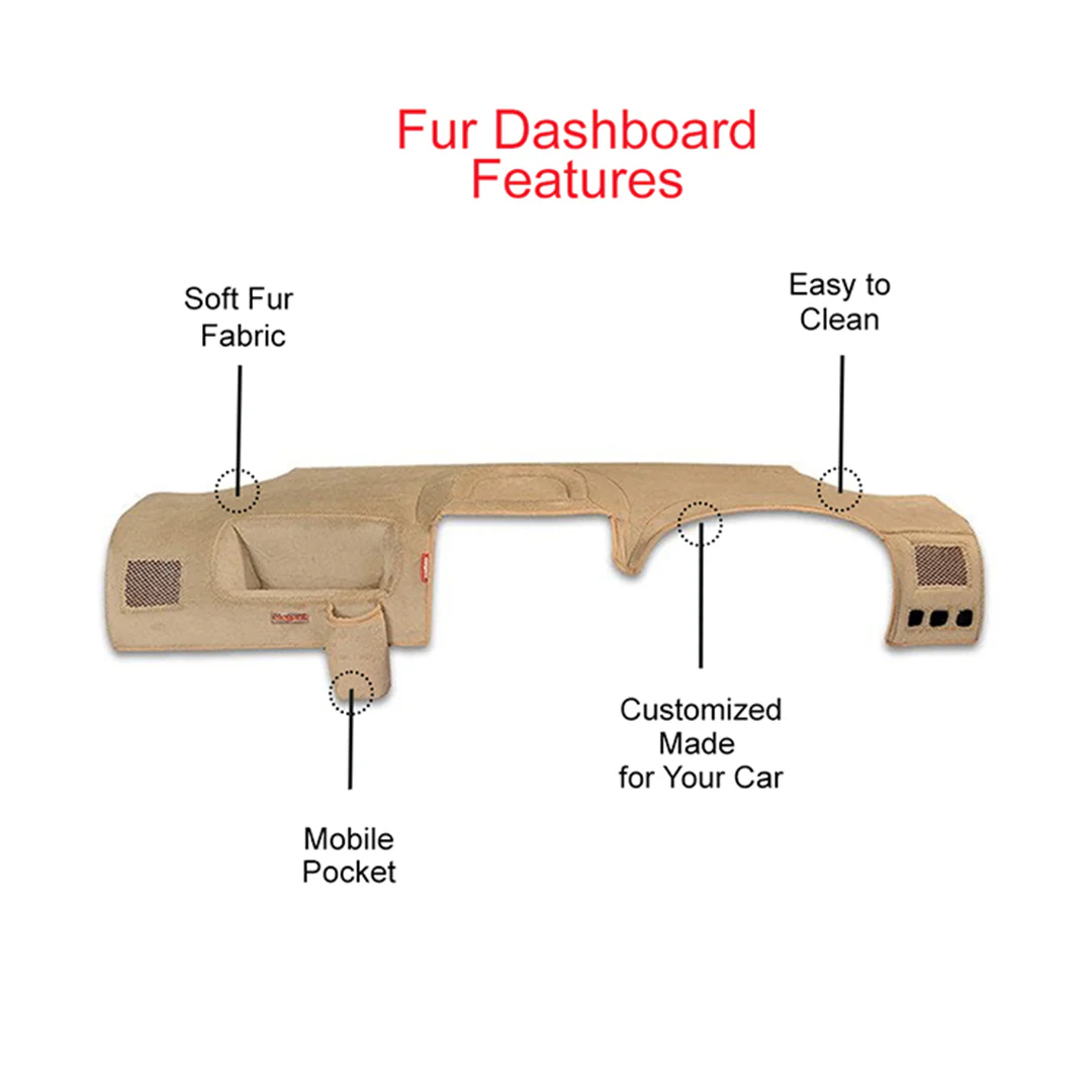 Fur Car Dashboard Cover for Maruti Celerio - Image 7