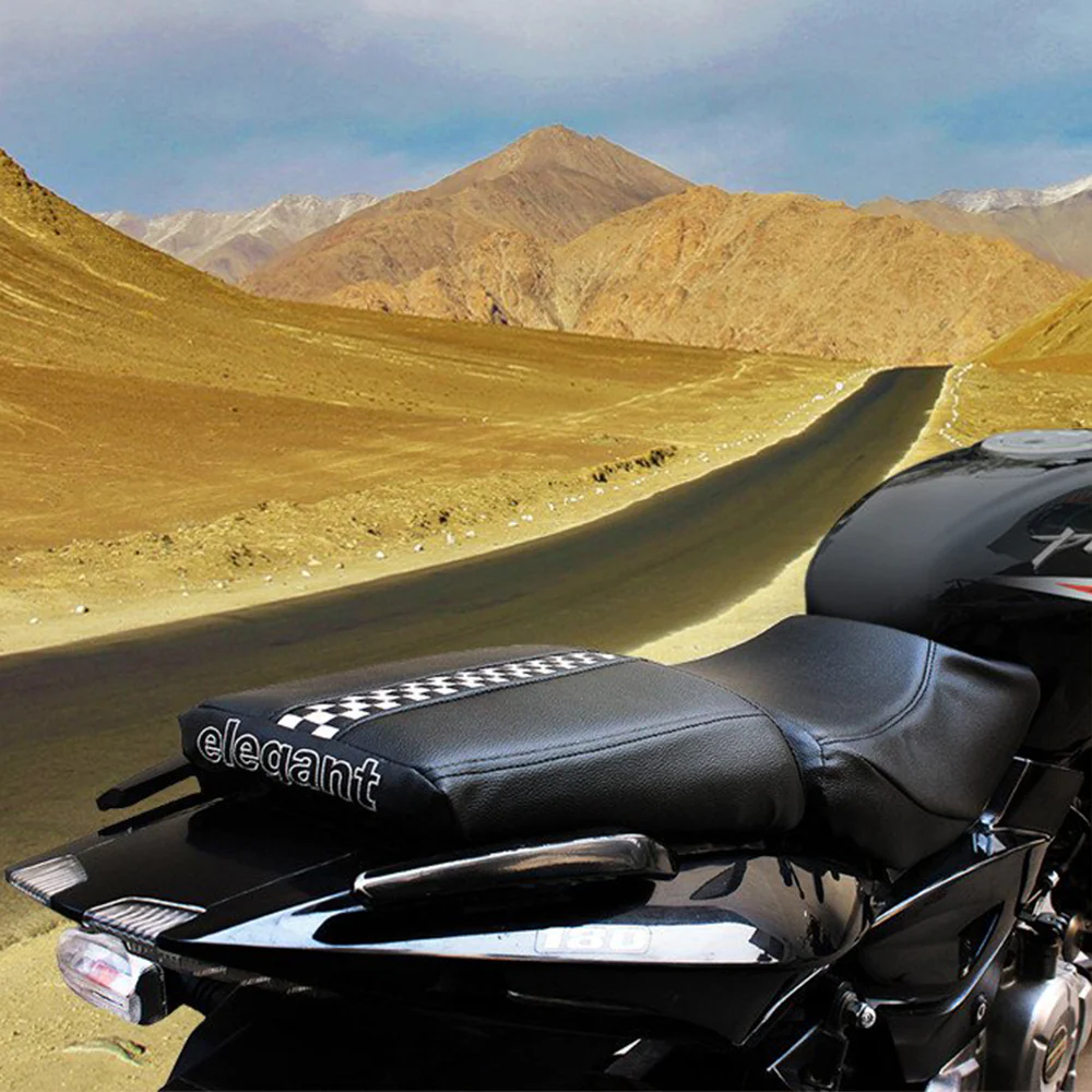 Gallop Style Twin Bike Seat Cover Black and White - Image 3