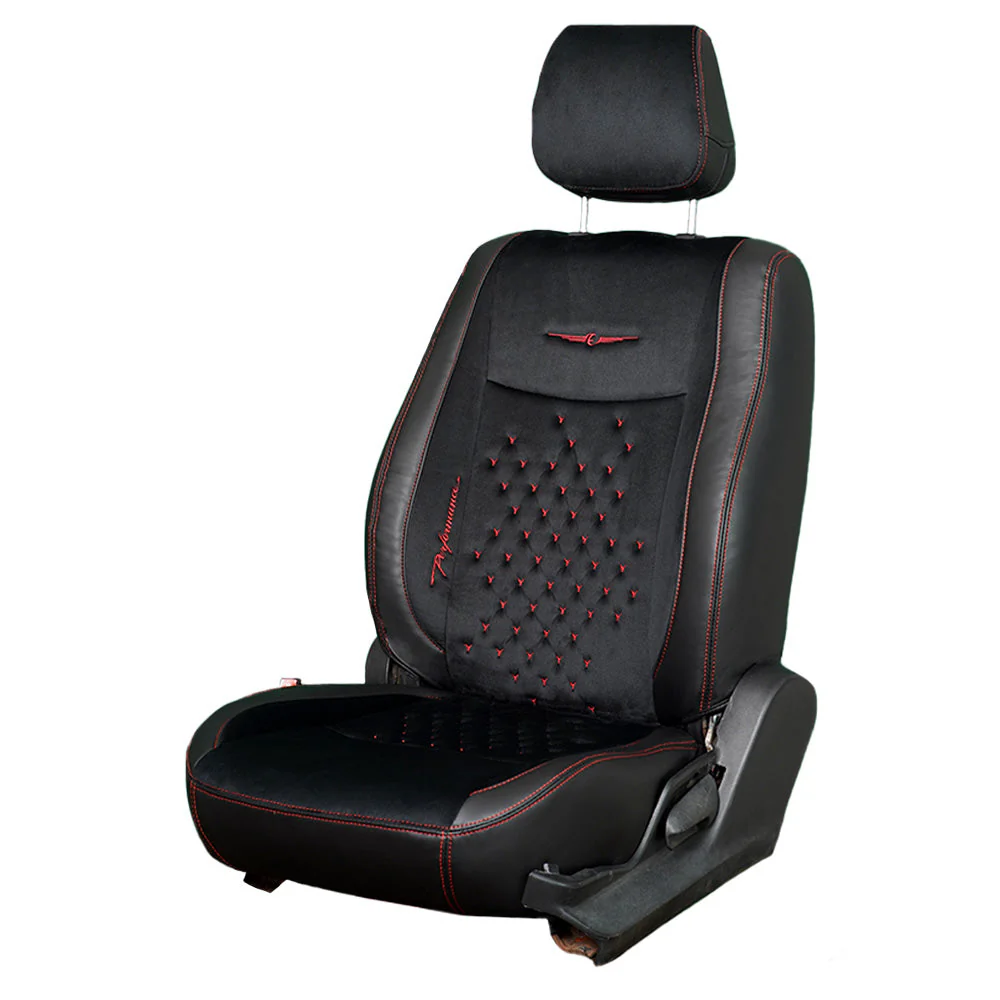 Gen Y Velvet Fabric Car Seat Cover For Skoda Kylaq