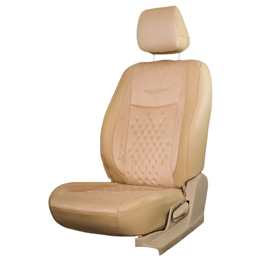 Gen Y Velvet Fabric Car Seat Cover For Skoda Slavia