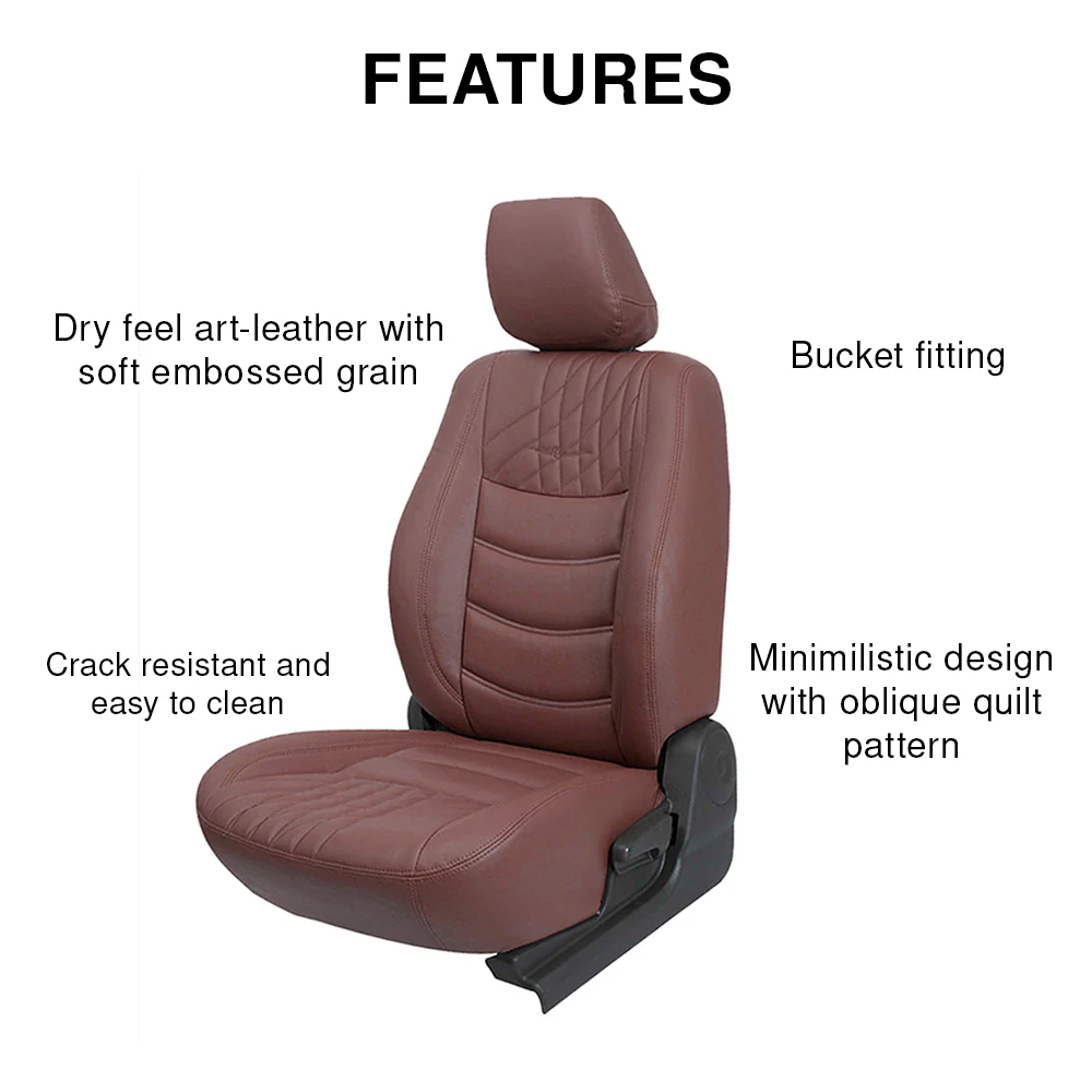Glory Colt Art Leather Car Seat Cover For Volkswagen Vento - Image 9
