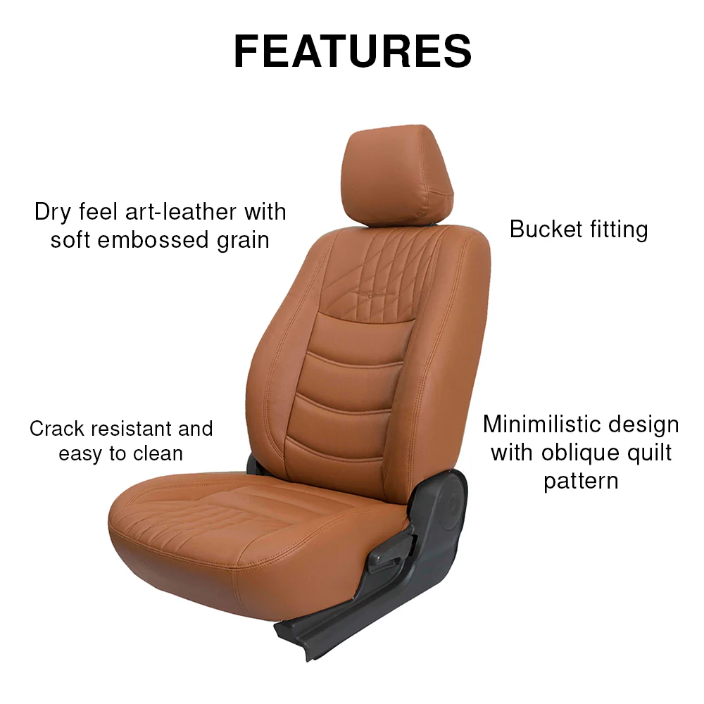 Colt Bucket Fit Art Leather Car Seat Cover For Maruti Ignis - Image 11
