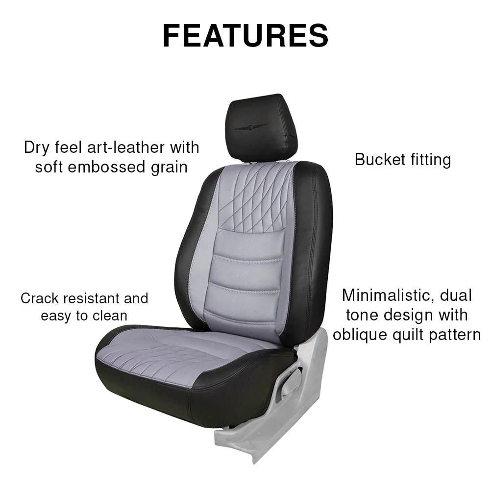 Glory Colt Duo Art Leather Car Seat Cover For Chevrolet Beat - Image 10