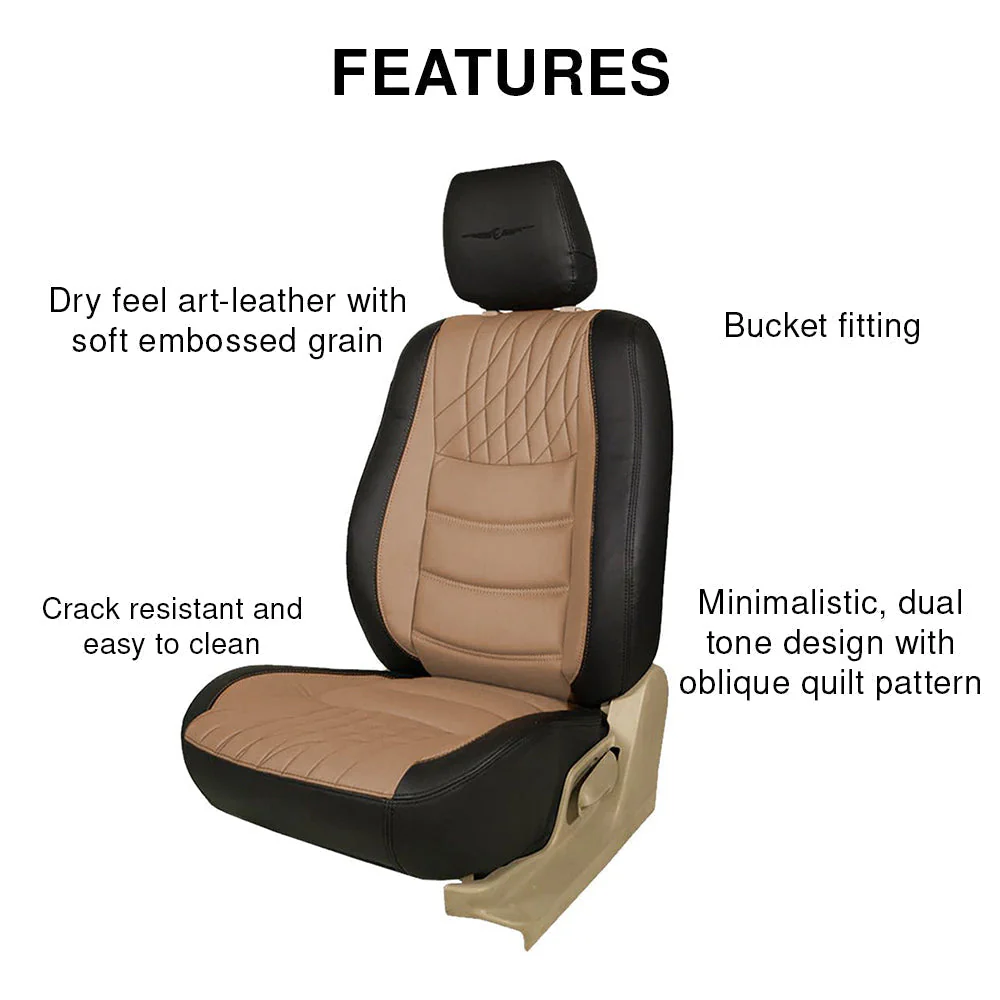 Glory Colt Duo Art Leather Car Seat Cover For Toyota Altis - Image 16