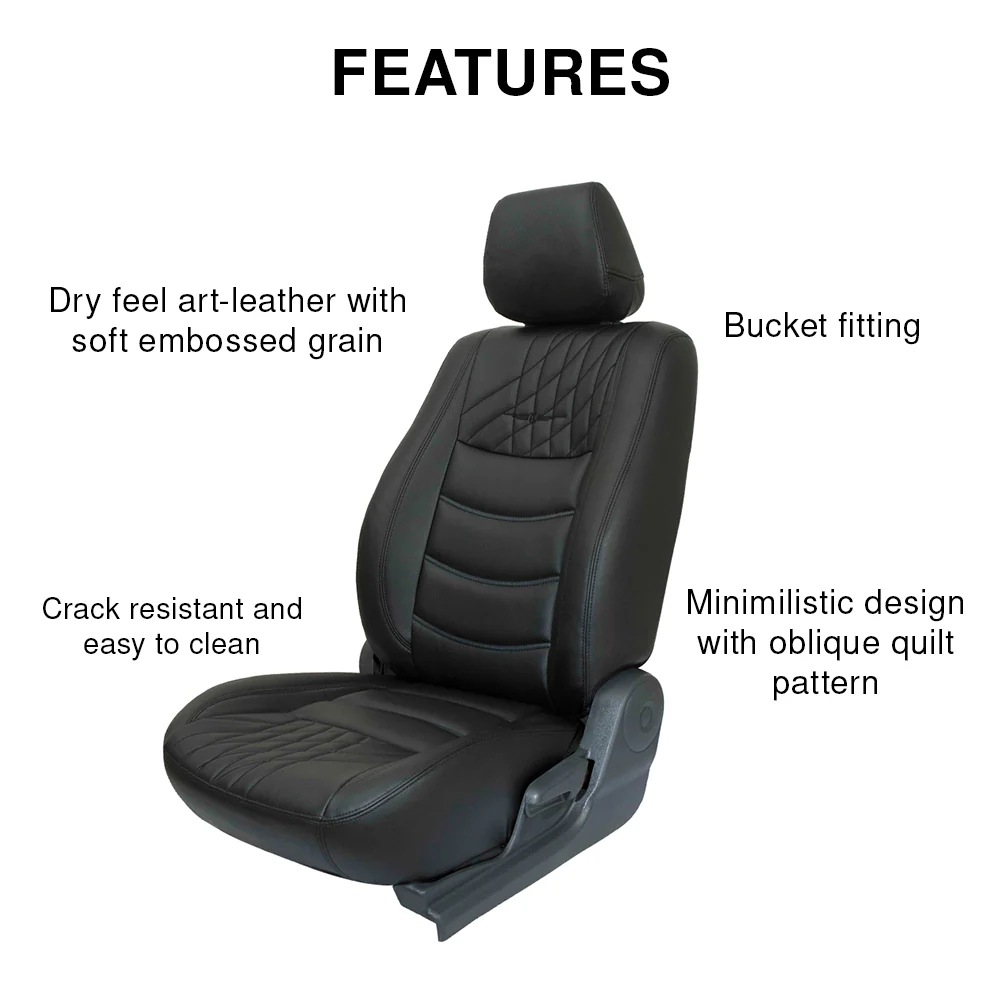Colt Bucket Fit Art Leather Car Seat Cover For Toyota Hycross - Image 7