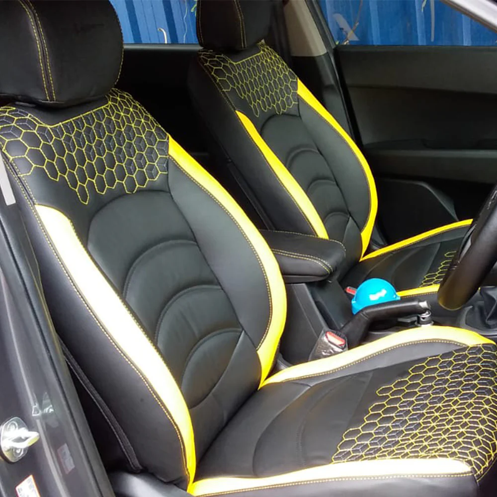 Glory Prism Art Leather Car Seat Cover For Hyundai Eon - Image 13