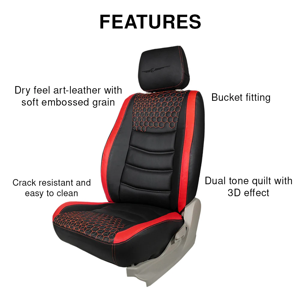 Glory Prism Art Leather Car Seat Cover For Mahindra Bolero Neo - Image 8