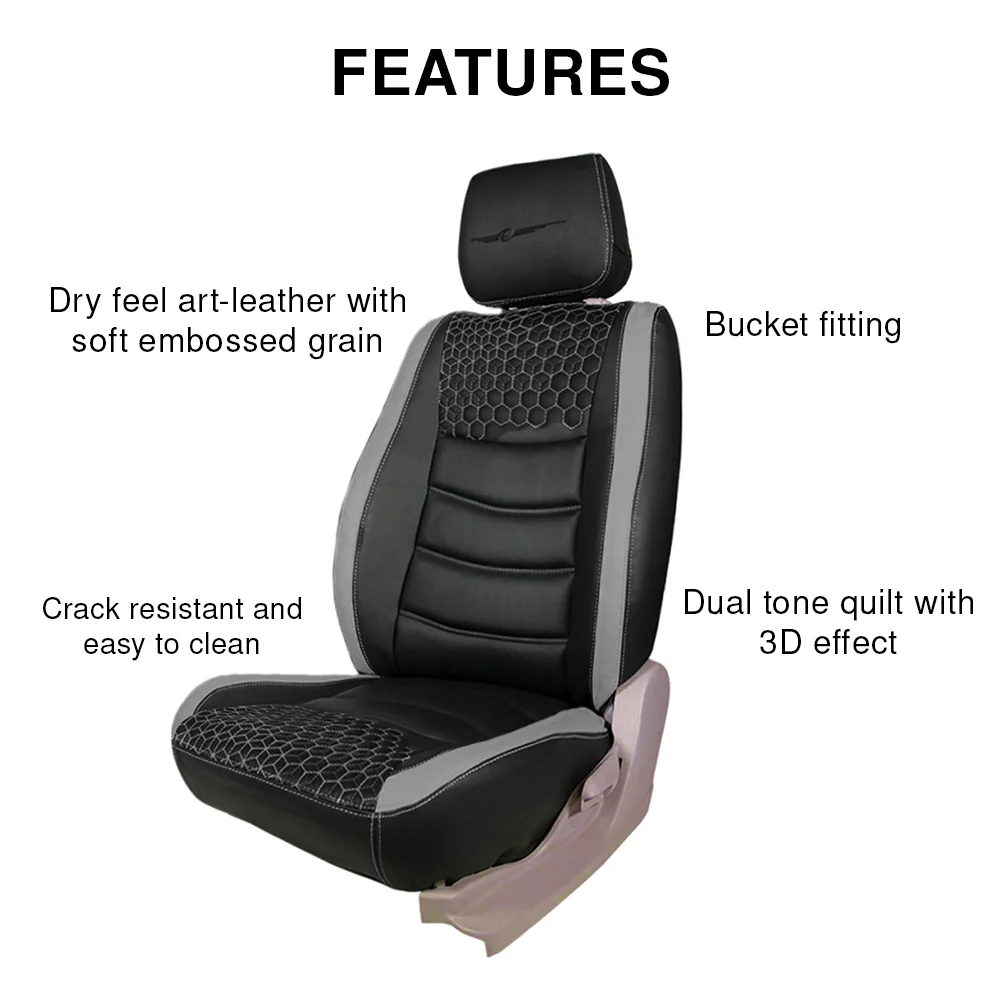 Glory Prism Art Leather Car Seat Cover For Maruti Baleno - Image 4