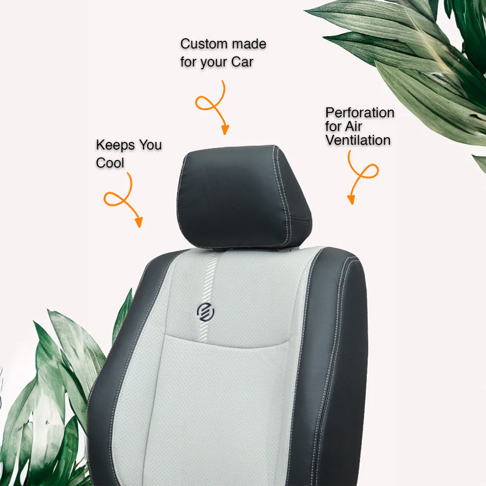 Venti 1 Duo Perforated Art Leather Car Seat Cover For Mahindra XUV 3XO - Image 10