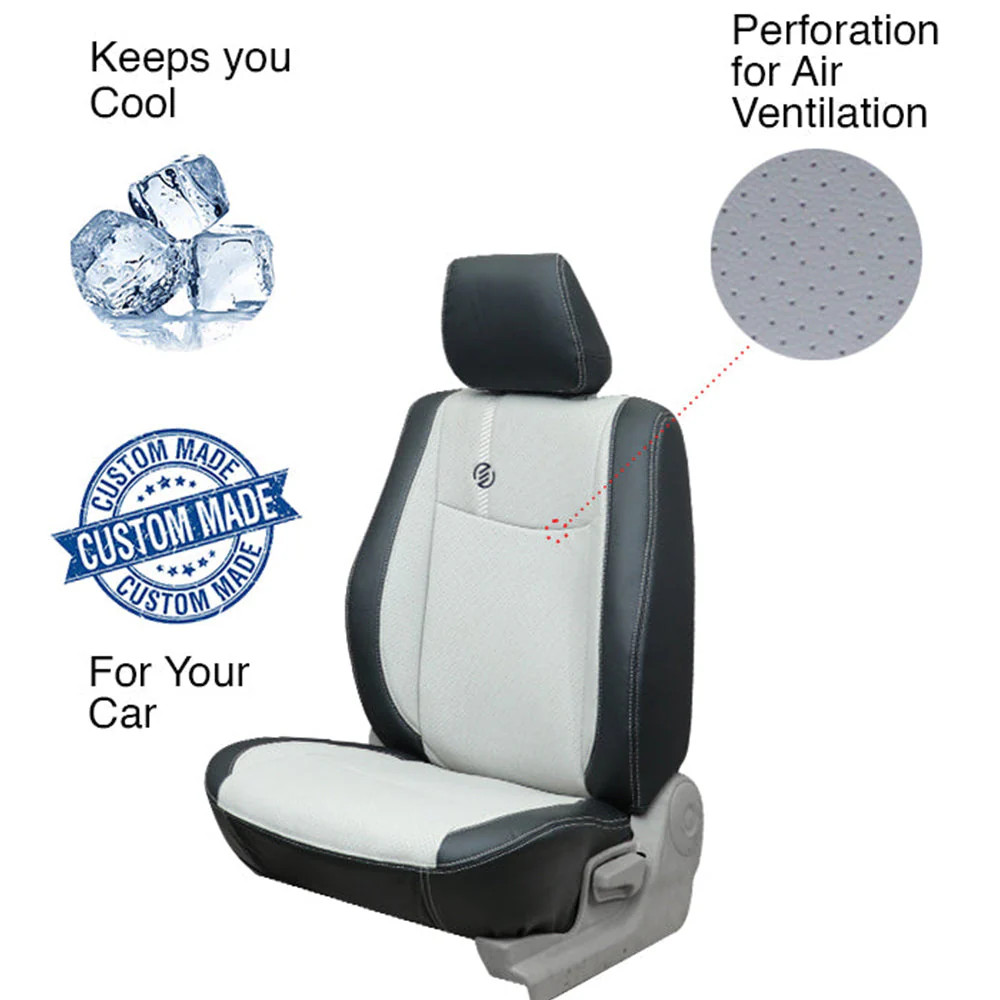 Venti 1 Duo Perforated Art Leather Car Seat Cover For Maruti Swift - Image 5