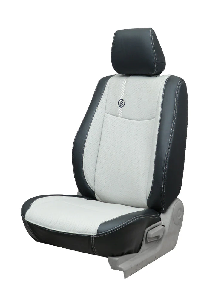 Venti 1 Duo Perforated Art Leather Car Seat Cover For Skoda Rapid - Image 6