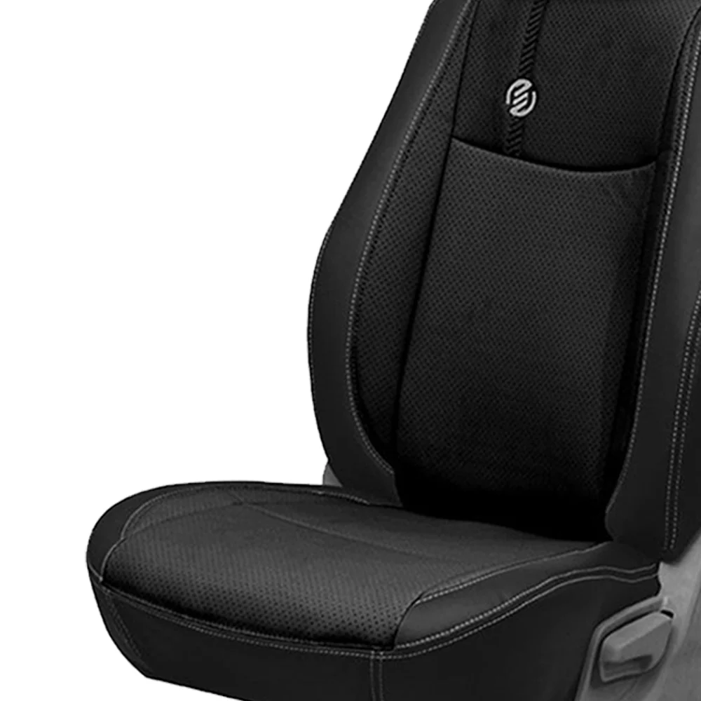 Venti 1 Duo Perforated Art Leather Car Seat Cover For Skoda Slavia - Image 14