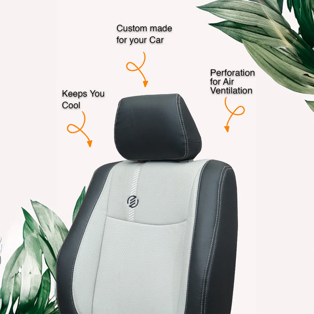Venti 1 Duo Perforated Art Leather Car Seat Cover For Toyota Altis - Image 8