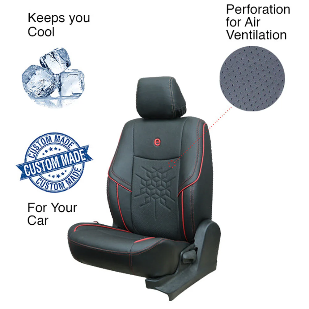 Venti 2 Perforated Art Leather Car Seat Cover For Toyota Innova - Image 9