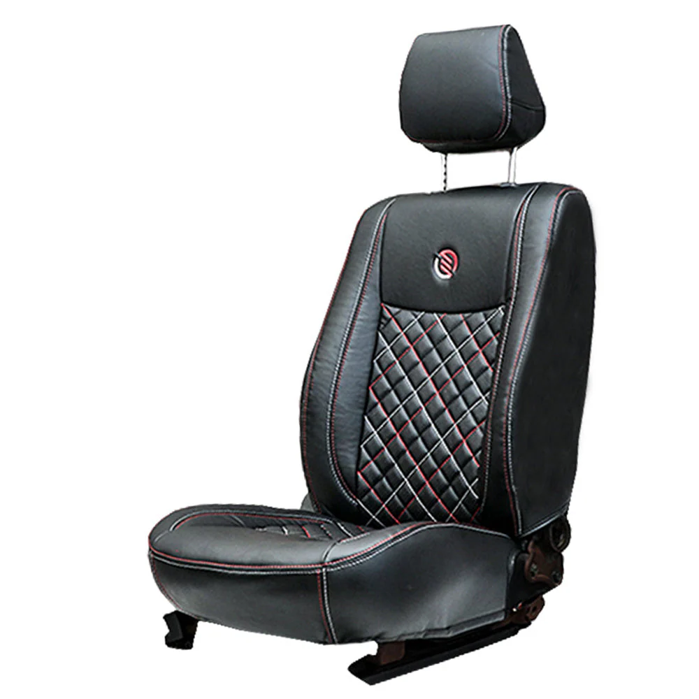 Venti 3 Perforated Art Leather Car Seat Cover For Honda City - Image 5