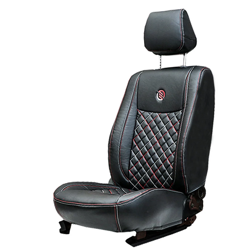 Venti 3 Perforated Art Leather Car Seat Cover For Skoda Slavia - Image 5