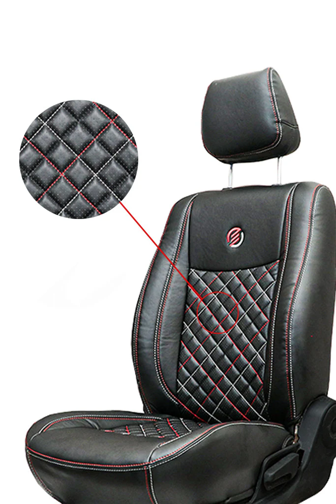 Venti 3 Perforated Art Leather Car Seat Cover For Mahindra XUV 400 EV - Image 6