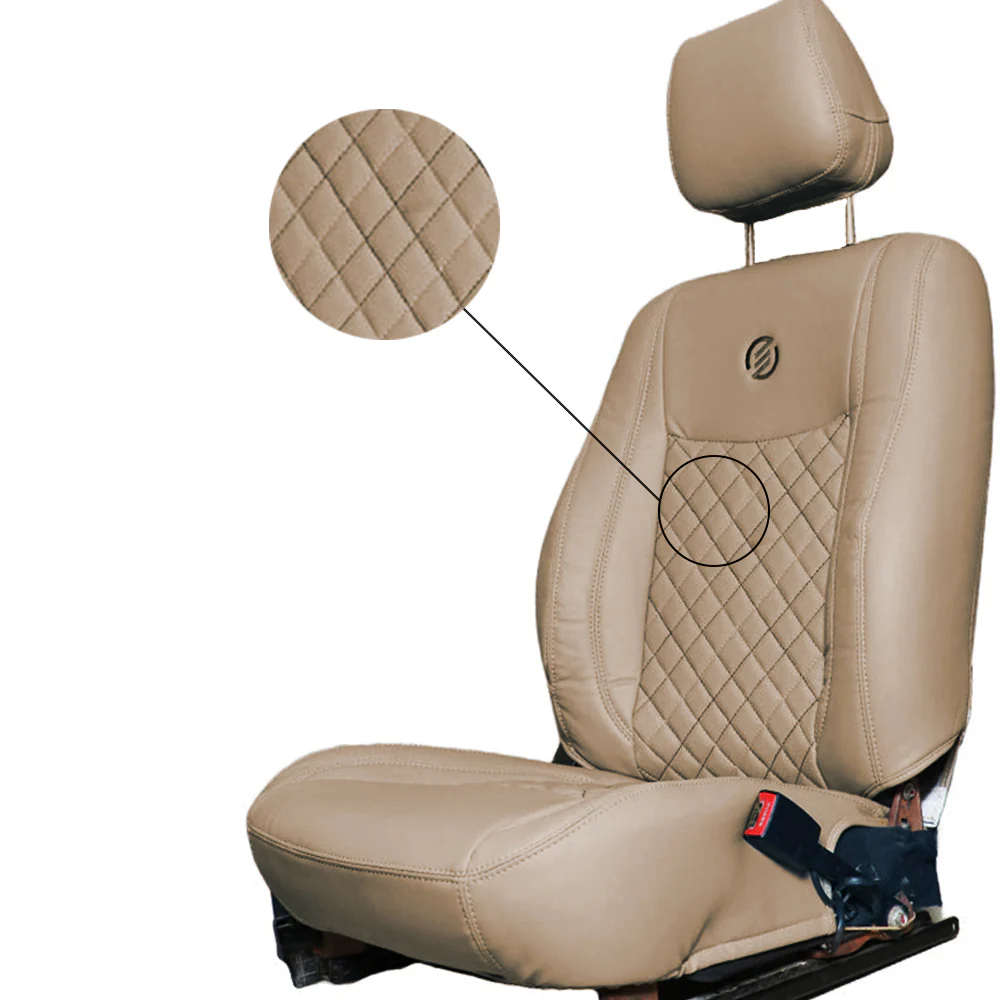 Venti 3 Perforated Art Leather Car Seat Cover For Maruti S-Cross - Image 8
