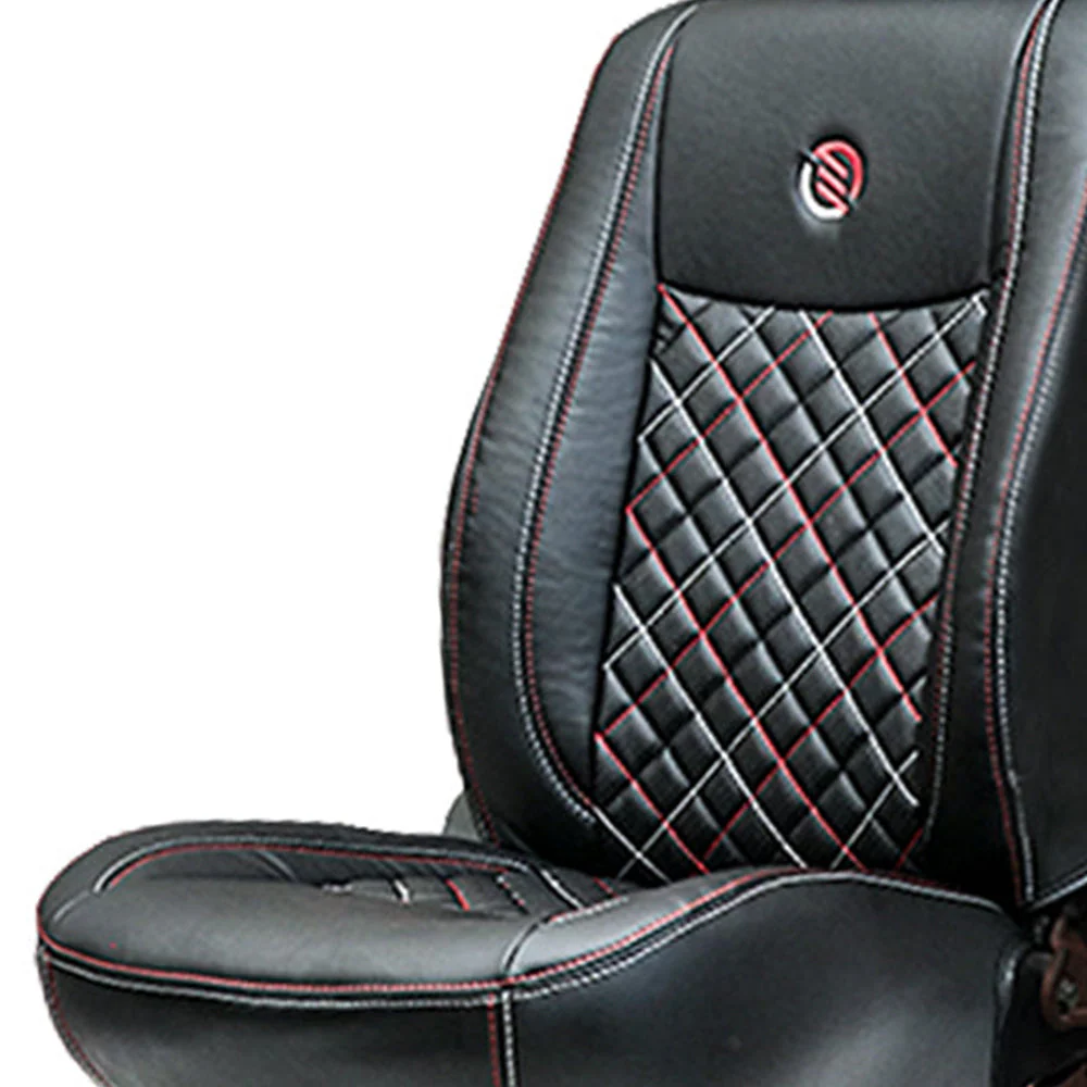 Venti 3 Perforated Art Leather Car Seat Cover For Maruti S-Presso - Image 5