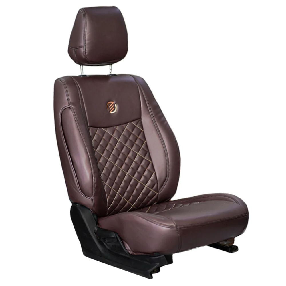 Venti 3 Perforated Art Leather Car Seat Cover For Skoda Kushaq - Image 15
