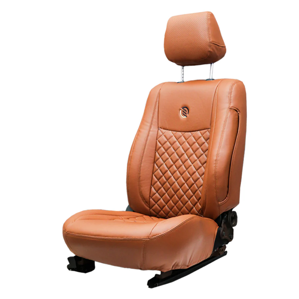 Venti 3 Perforated Art Leather Car Seat Cover For Skoda Kushaq - Image 9