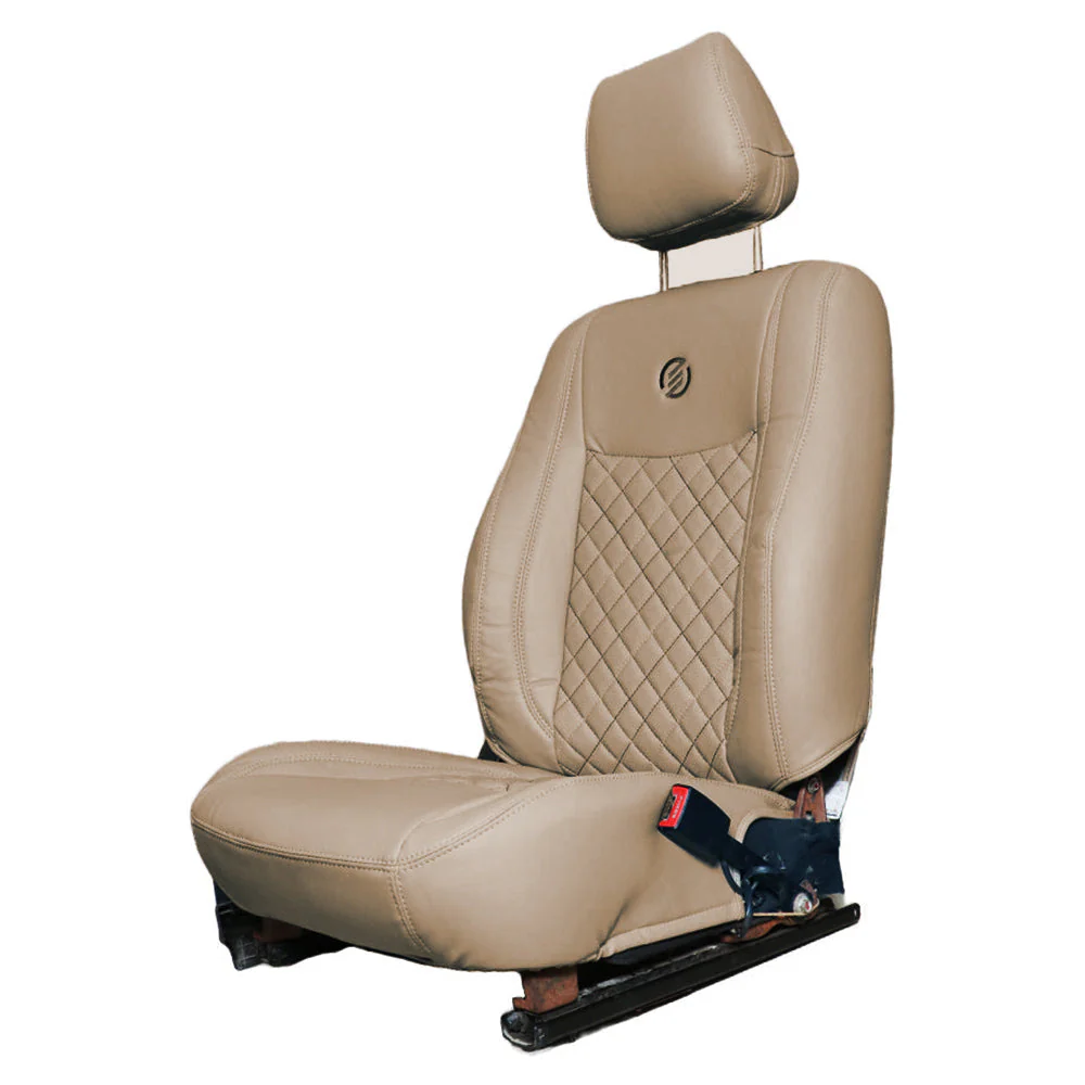Venti 3 Perforated Art Leather Car Seat Cover For Skoda Kylaq - Image 2