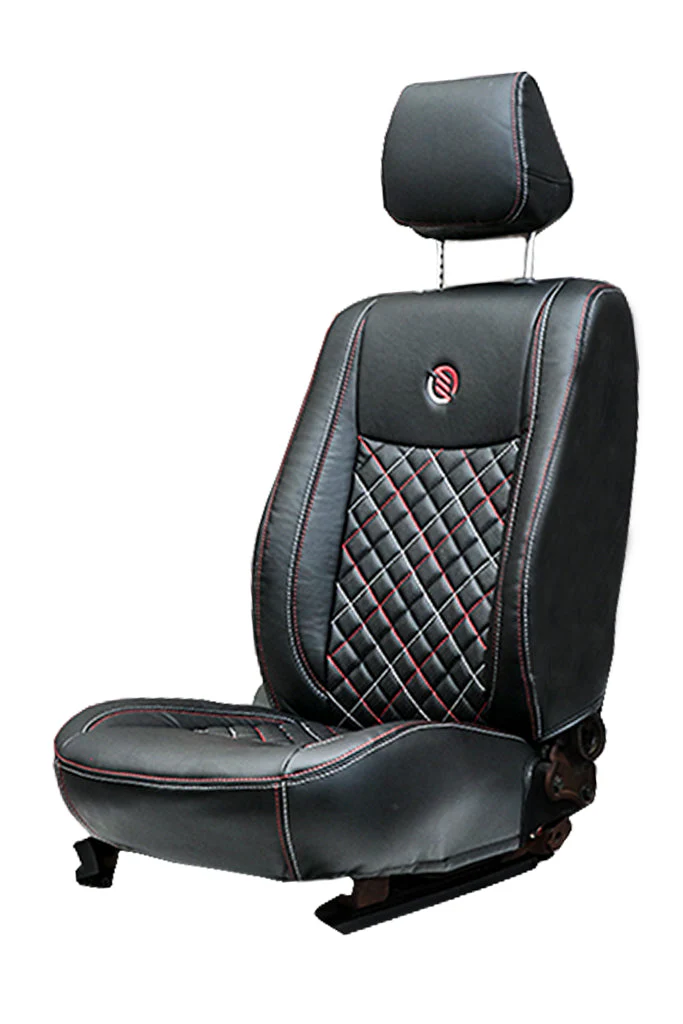 Venti 3 Art Leather Car Seat Cover For Hyundai Alcazar - Image 3