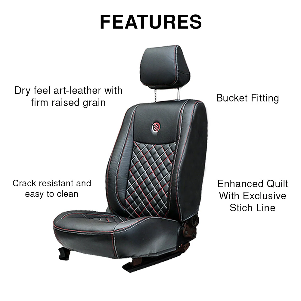 Venti 3 Art Leather Car Seat Cover For Kia Carnival - Image 11