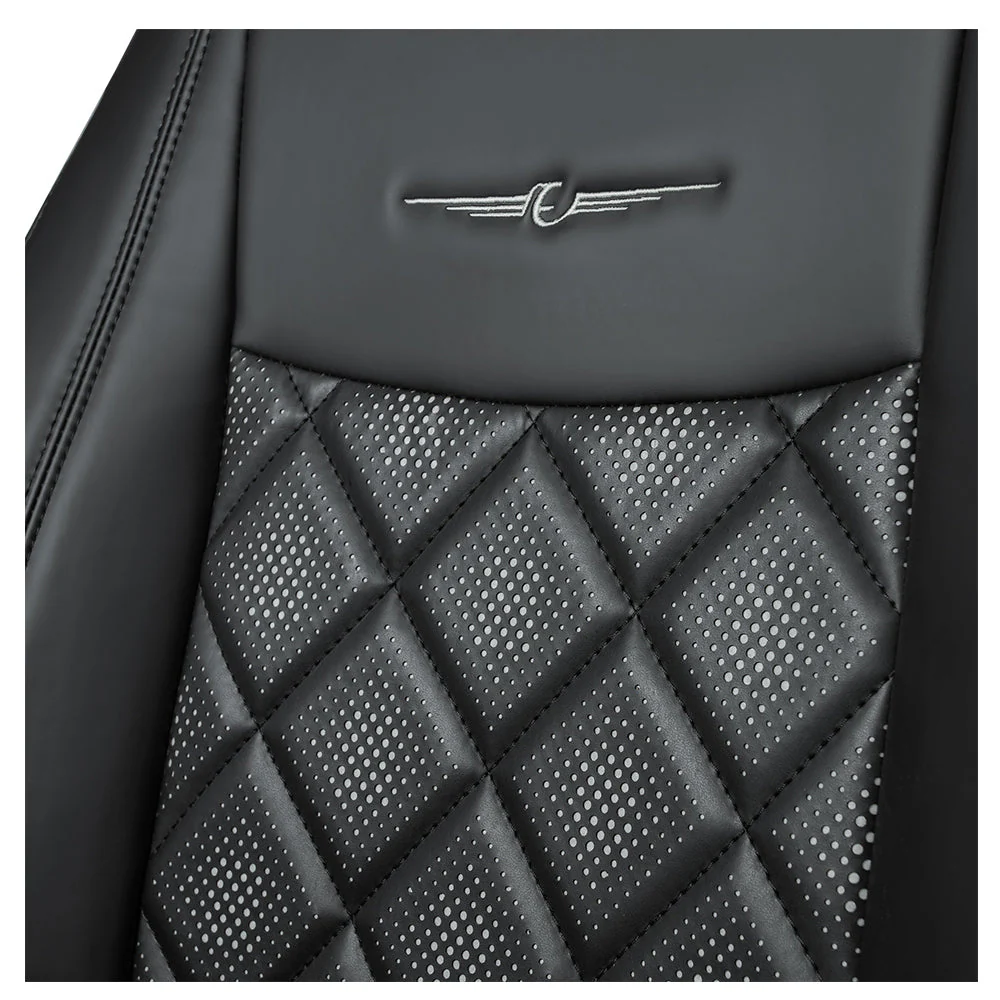 Groovy Nappa PR Art Leather Car Seat Cover For Hyundai Alcazar - Image 9
