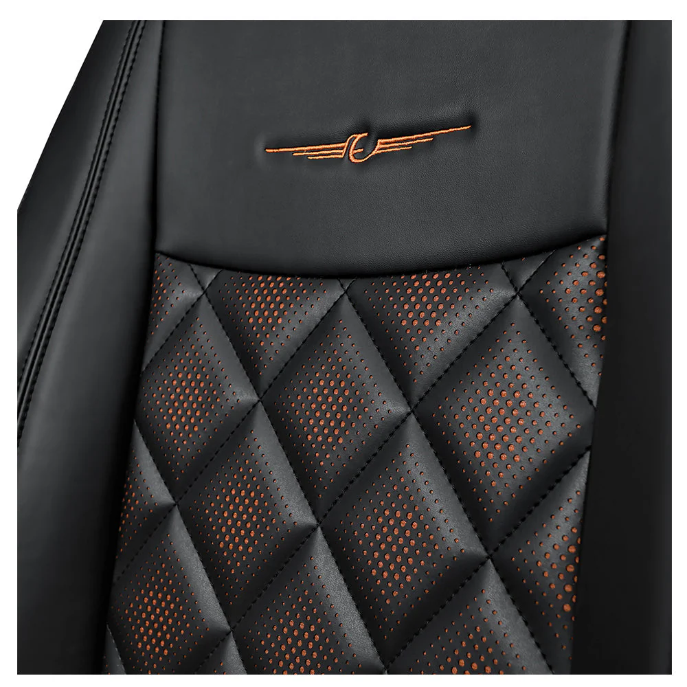Groovy Nappa PR Art Leather Car Seat Cover For Kia Syros - Image 8