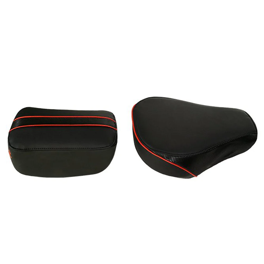 Gun Twin Bike Seat Cover Black and Red for Bullet - Image 3