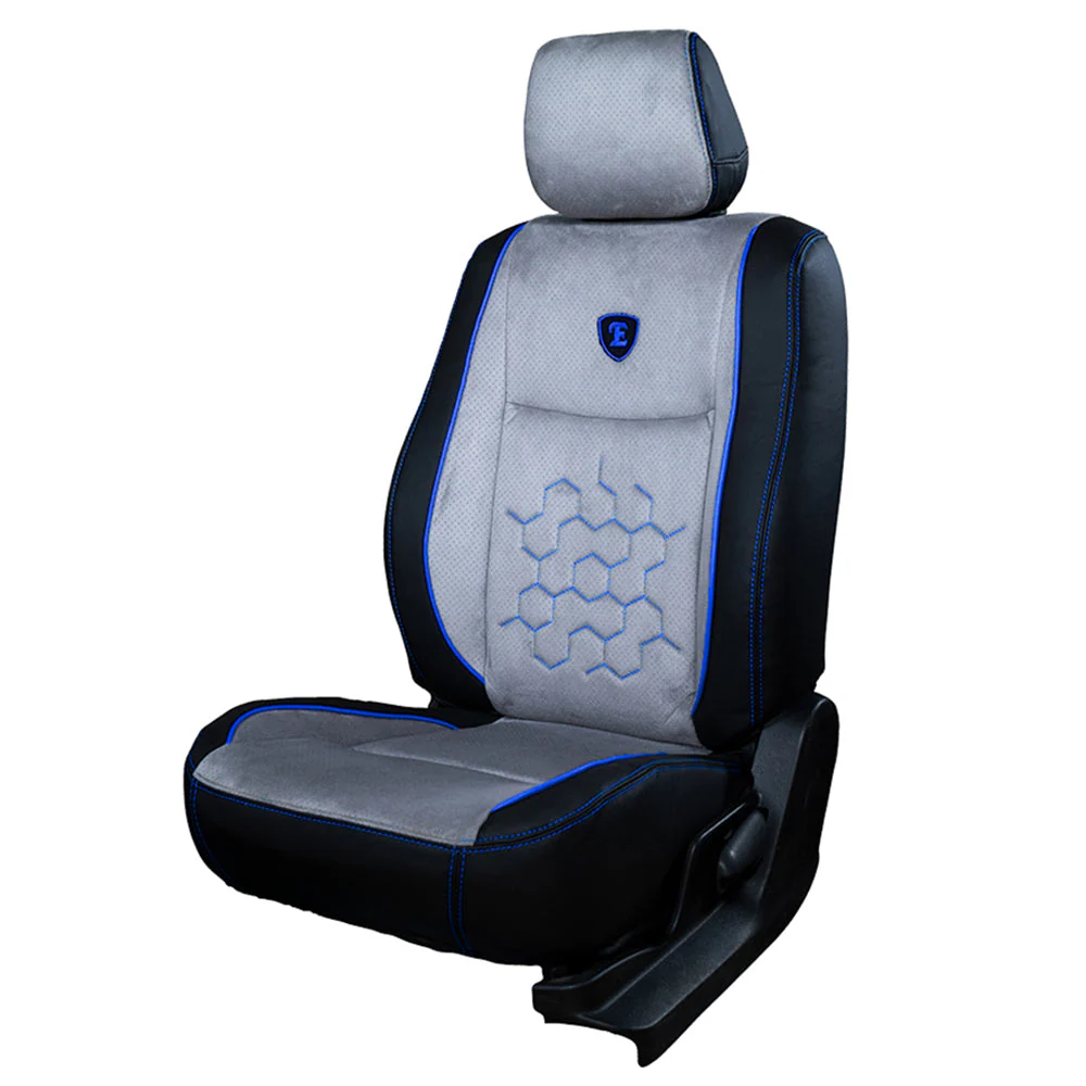 Icee Duo Bucket Fit Perforated Fabric Car Seat Cover For Tata Sierra - Image 4