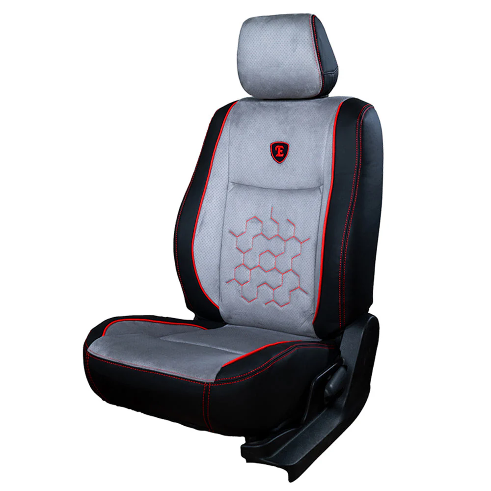 Icee Duo Perforated Fabric Car Seat Cover For Toyota Etios - Image 2