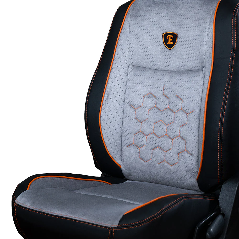 Icee Duo Perforated Fabric Car Seat Cover For Citroen Basalt - Image 6