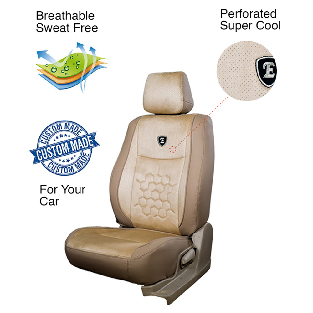 Icee Perforated Fabric Car Seat Cover For Nissan Kicks - Image 8