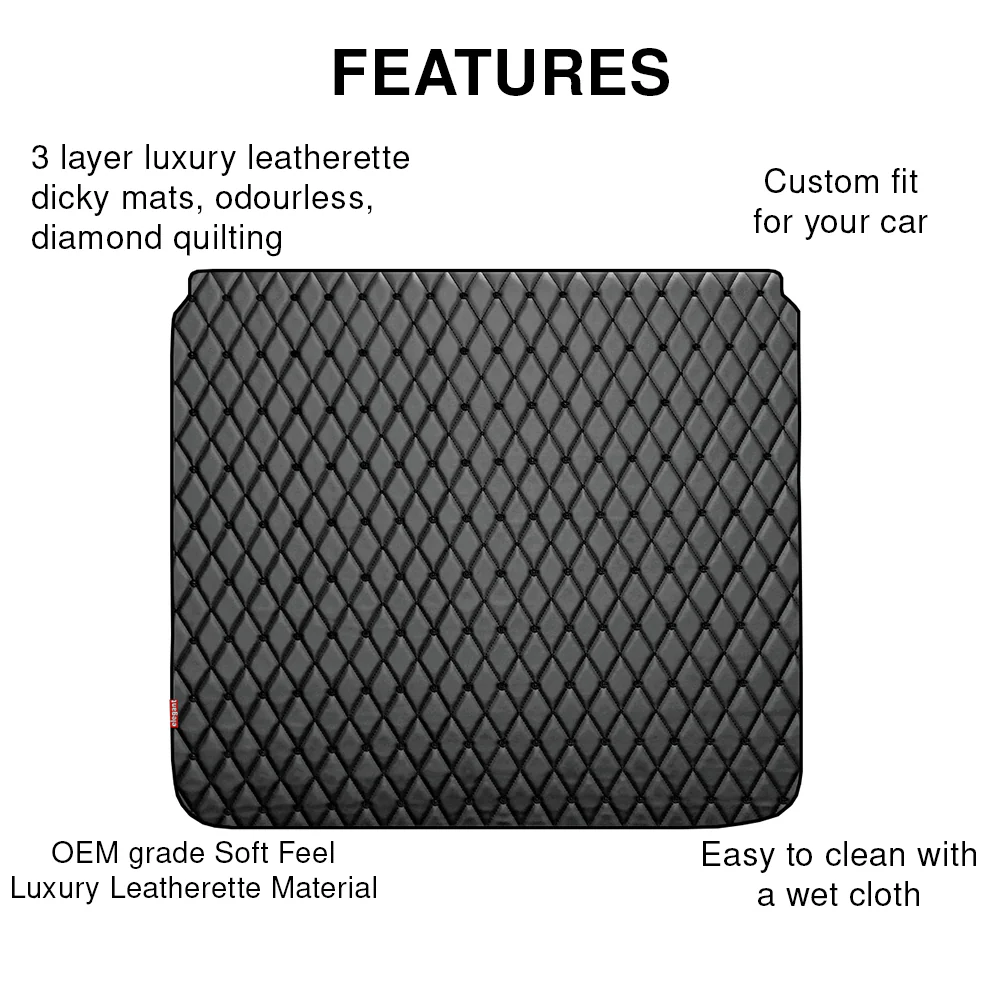 Luxury Leatherette Car Dicky Mat For Kia Sonet - Image 4